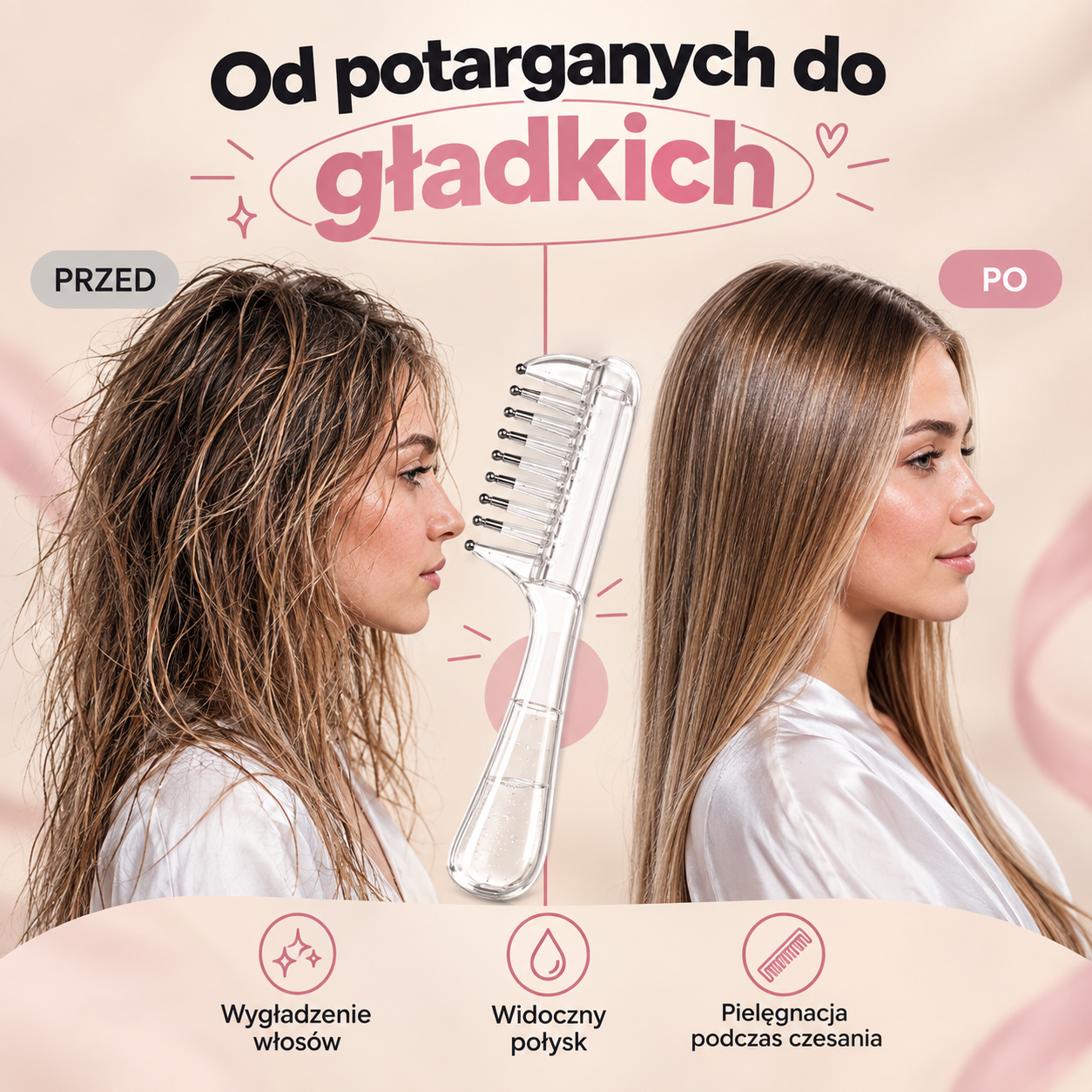 Od potarganych do gładkich włosów - PureGlow